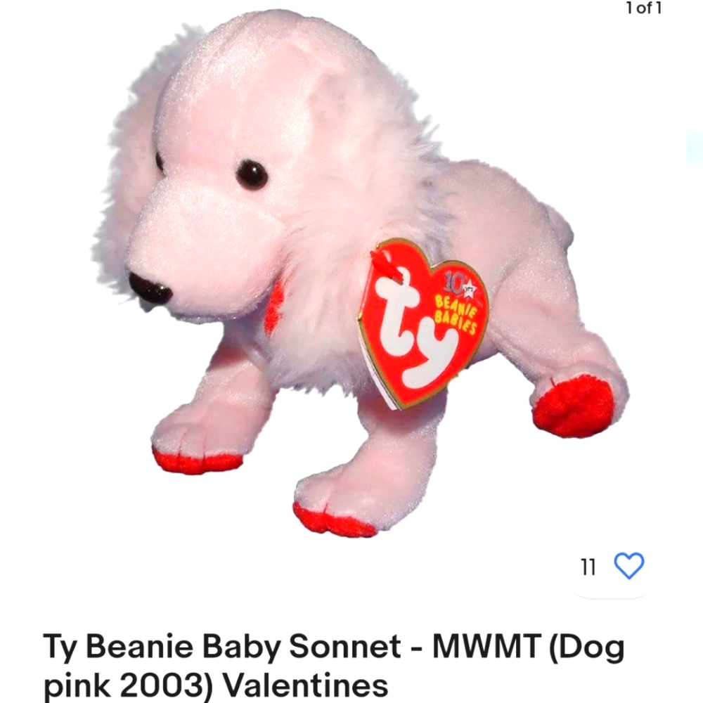 Sonnet TY beanie baby